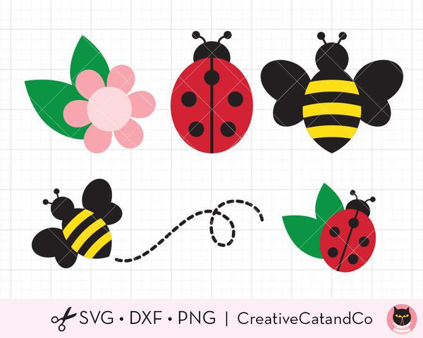 Ladybug Cartoon PNG & SVG Design For T-Shirts