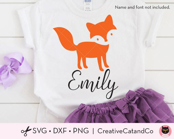 Fox SVG Girl Fox Svg Printable Instant Download Animal Svg Clipart PDF Cricut  Printable Iron on Silhouette Cut File PDF Diy Shirt Girl Svg 
