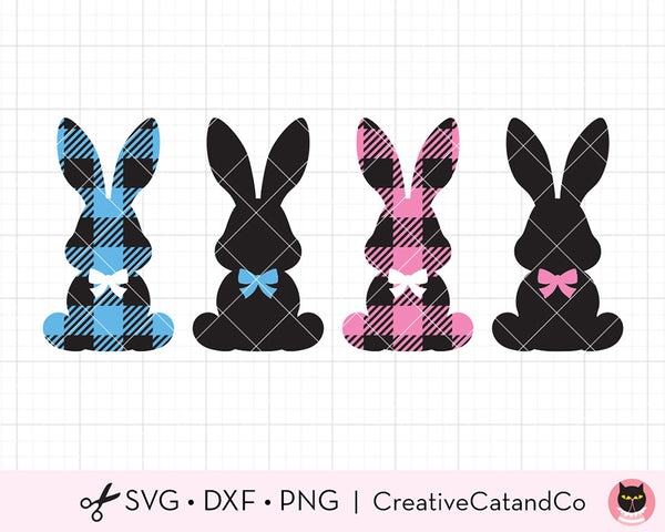 Happy Easter Peeps Bunny Rabbit Svg Dxf Png