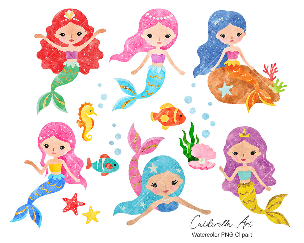 mermaid clipart