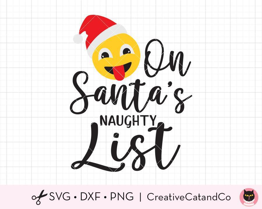 Fun & Games Santa Naughty List - Lori Whitlock's SVG Shop