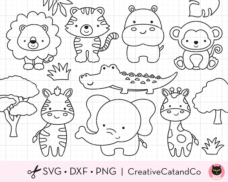 outline-forest-animals-for-coloring-svg-files-creativecatandco